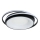 Brilagi - LED Stmívatelné stropní svítidlo FLARE LED/84W/230V 3000-6000K 47x51 cm černá + dálkové ovládání