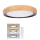 Brilagi - LED Stmívatelné stropní svítidlo FLOCO LED/48W/230V 3000-6500K pr. 40 cm dekor dřeva/černá + dálkové ovládání