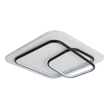 Brilagi - LED Stmívatelné stropní svítidlo IRIS LED/81W/230V 3000-6000K 50x50 cm bílá/černá + dálkové ovládání