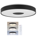 Brilagi - LED Stmívatelné stropní svítidlo JAMIS LED/48W/230V 3000-6500K pr. 39 cm černá + + dálkové ovládání
