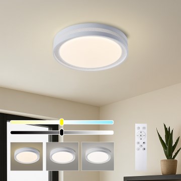 Brilagi - LED Stmívatelné stropní svítidlo KREON LED/54W/230V 3000-6000K bílá pr. 38 cm + dálkové ovládání