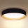 Brilagi - LED Stmívatelné stropní svítidlo LARIOS LED/48W/230V 3000-6500K ø 39 cm černá + dálkové ovládání