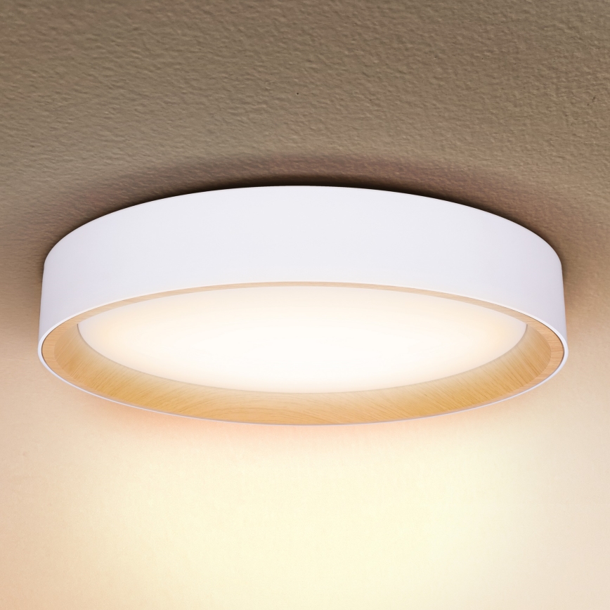 Brilagi - LED Stmívatelné stropní svítidlo LARIOS LED/60W/230V 3000-6500K ø 49 cm bílá + dálkové ovládání