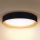 Brilagi - LED Stmívatelné stropní svítidlo LARIOS LED/60W/230V 3000-6500K ø 49 cm černá + dálkové ovládání