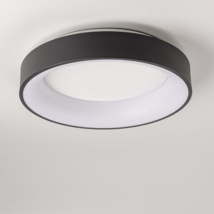 Brilagi - LED Stmívatelné stropní svítidlo FALCON LED/40W/230V 3000-6500K pr. 45 cm černá + dálkové ovládání