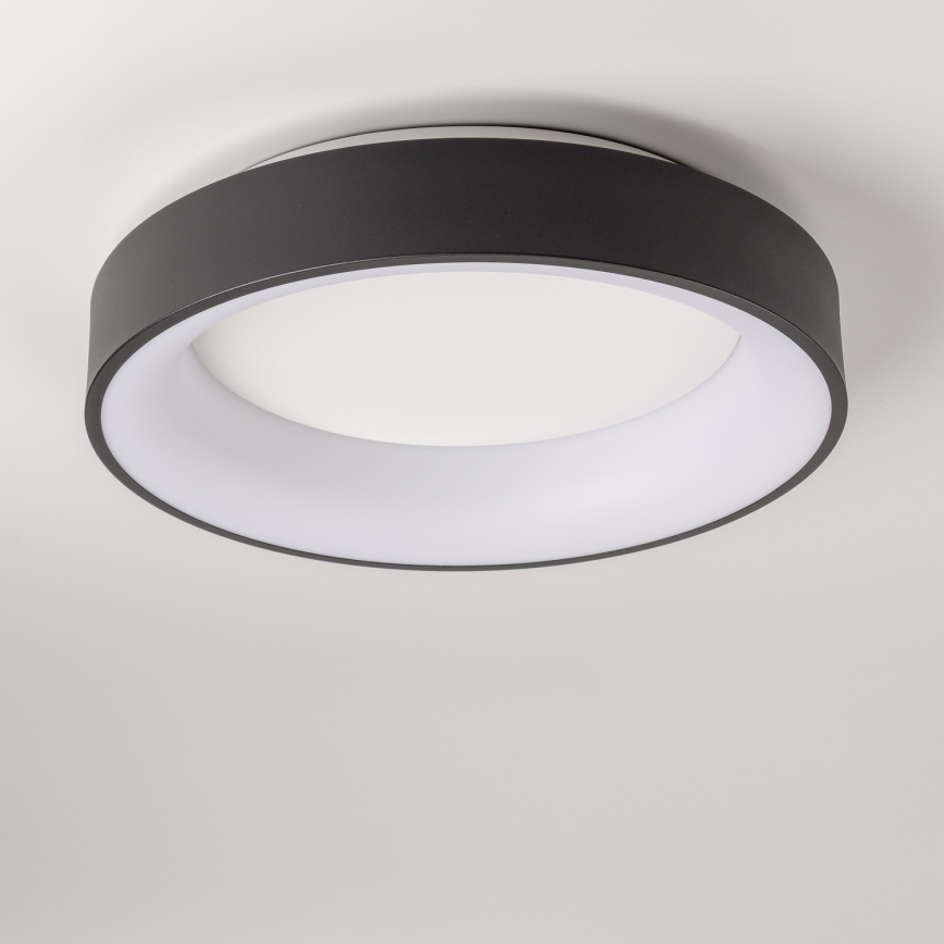 Brilagi - LED Stmívatelné stropní svítidlo FALCON LED/40W/230V 3000-6500K pr. 45 cm černá + dálkové ovládání