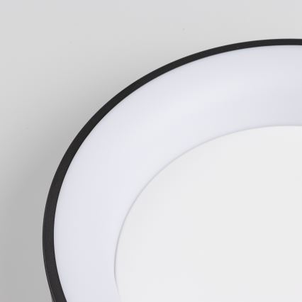 Brilagi - LED Stmívatelné stropní svítidlo FALCON LED/40W/230V 3000-6500K pr. 45 cm černá + dálkové ovládání