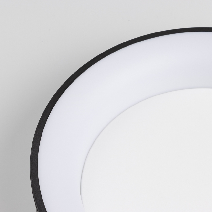 Brilagi - LED Stmívatelné stropní svítidlo FALCON LED/40W/230V 3000-6500K pr. 45 cm černá + dálkové ovládání