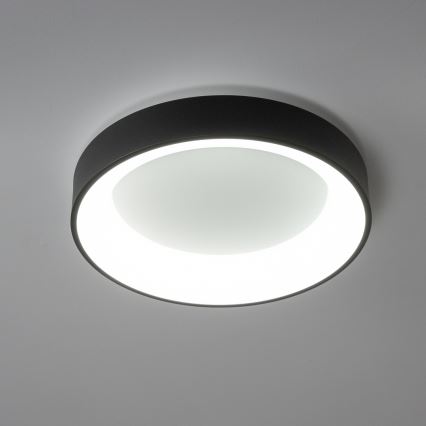 Brilagi - LED Stmívatelné stropní svítidlo FALCON LED/40W/230V 3000-6500K pr. 45 cm černá + dálkové ovládání