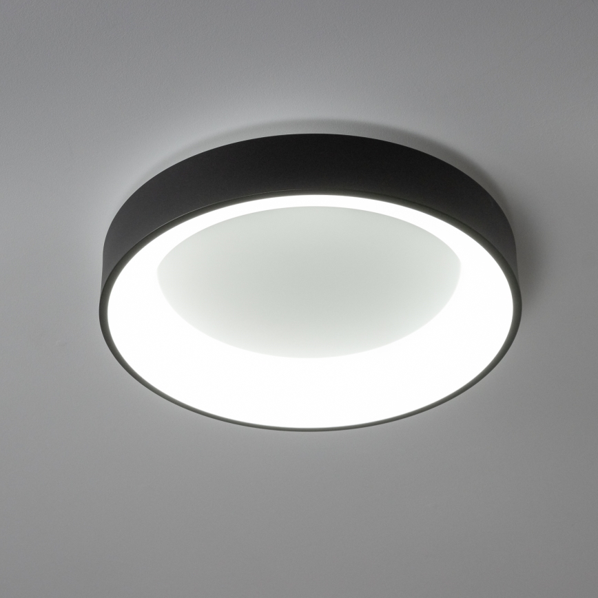 Brilagi - LED Stmívatelné stropní svítidlo FALCON LED/40W/230V 3000-6500K pr. 45 cm černá + dálkové ovládání