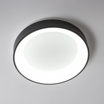 Brilagi - LED Stmívatelné stropní svítidlo FALCON LED/40W/230V 3000-6500K pr. 45 cm černá + dálkové ovládání