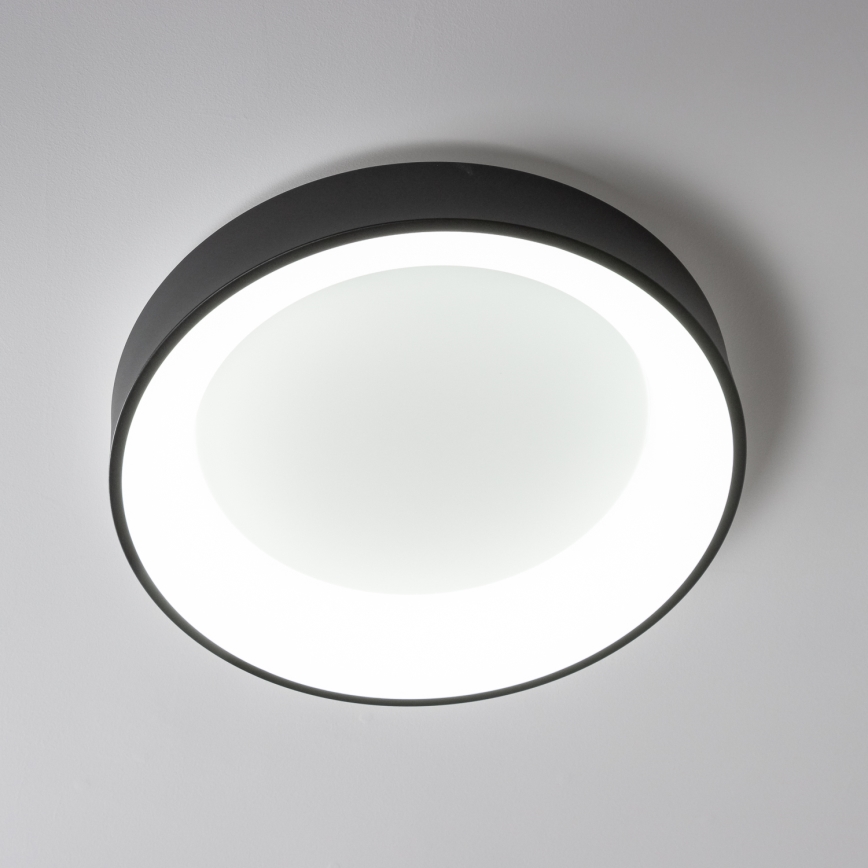 Brilagi - LED Stmívatelné stropní svítidlo FALCON LED/40W/230V 3000-6500K pr. 45 cm černá + dálkové ovládání