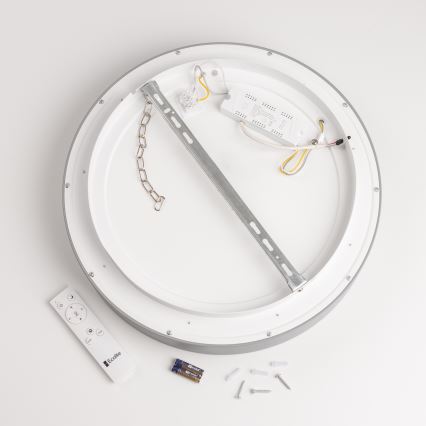 Brilagi - LED Stmívatelné stropní svítidlo FALCON LED/40W/230V 3000-6500K pr. 45 cm šedá + dálkové ovládání