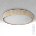 Brilagi - LED Stmívatelné stropní svítidlo LUCIA LED/48W/230V 3000-6500K pr. 41 cm béžová + dálkové ovládání