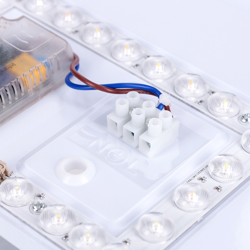 Brilagi - LED Stmívatelné stropní svítidlo LUCIA LED/48W/230V 3000-6500K pr. 41 cm černá + dálkové ovládání
