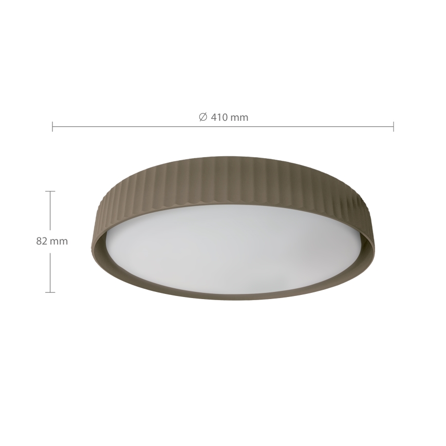 Brilagi - LED Stmívatelné stropní svítidlo LUCIA LED/48W/230V 3000-6500K pr. 41 cm taupe + dálkové ovládání
