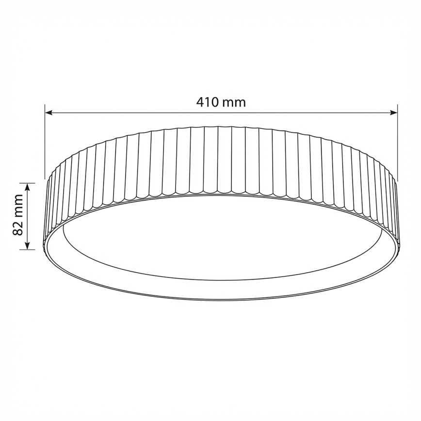 Brilagi - LED Stmívatelné stropní svítidlo LUCIA LED/48W/230V 3000-6500K pr. 41 cm taupe + dálkové ovládání
