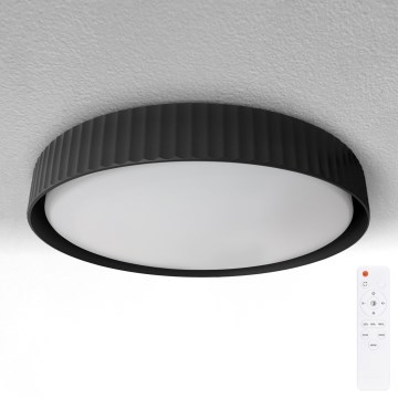 Brilagi - LED Stmívatelné stropní svítidlo LUCIA LED/60W/230V 3000-6500K pr. 59 cm černá + dálkové ovládání
