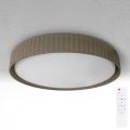 Brilagi - LED Stmívatelné stropní svítidlo LUCIA LED/60W/230V 3000-6500K pr. 59 cm taupe + dálkové ovládání