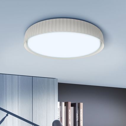 Brilagi - LED Stmívatelné stropní svítidlo LUCIA LED/60W/230V 3000-6500K pr. 59 cm bílá + dálkové ovládání
