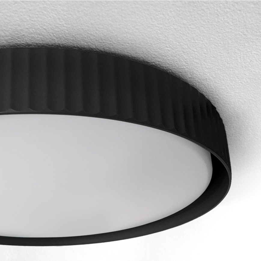 Brilagi - LED Stmívatelné stropní svítidlo LUCIA LED/60W/230V 3000-6500K pr. 59 cm černá + dálkové ovládání