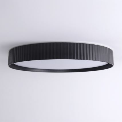 Brilagi - LED Stmívatelné stropní svítidlo LUCIA LED/60W/230V 3000-6500K pr. 59 cm černá + dálkové ovládání