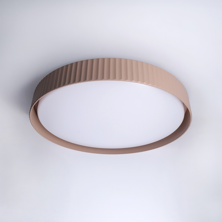 Brilagi - LED Stmívatelné stropní svítidlo LUCIA LED/60W/230V 3000-6500K pr. 59 cm hnědá + dálkové ovládání