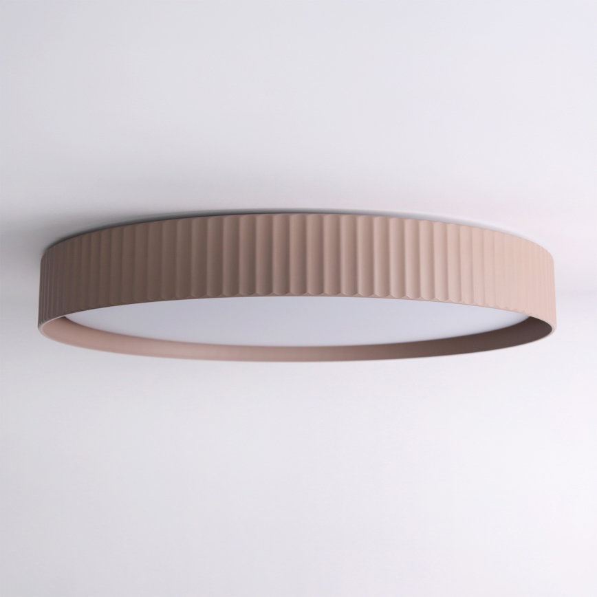 Brilagi - LED Stmívatelné stropní svítidlo LUCIA LED/60W/230V 3000-6500K pr. 59 cm hnědá + dálkové ovládání