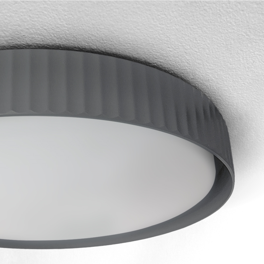 Brilagi - LED Stmívatelné stropní svítidlo LUCIA LED/60W/230V 3000-6500K pr. 59 cm šedá + dálkové ovládání