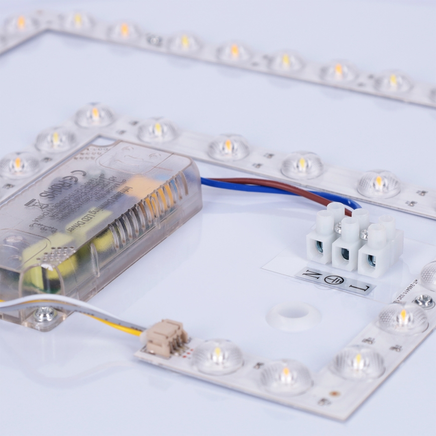 Brilagi - LED Stmívatelné stropní svítidlo LUCIA LED/60W/230V 3000-6500K pr. 59 cm šedá + dálkové ovládání