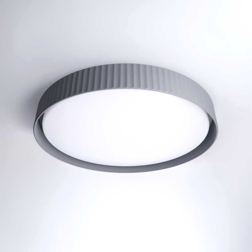 Brilagi - LED Stmívatelné stropní svítidlo LUCIA LED/60W/230V 3000-6500K pr. 59 cm šedá + dálkové ovládání