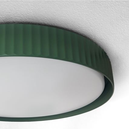 Brilagi - LED Stmívatelné stropní svítidlo LUCIA LED/60W/230V 3000-6500K pr. 59 cm zelená + dálkové ovládání