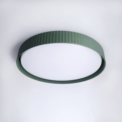 Brilagi - LED Stmívatelné stropní svítidlo LUCIA LED/60W/230V 3000-6500K pr. 59 cm zelená + dálkové ovládání