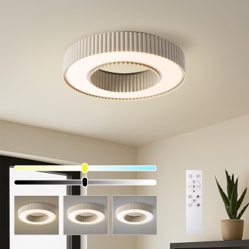 Brilagi - LED Stmívatelné stropní svítidlo LUMIX LED/48W/230V 3000-6000K béžová pr. 50 cm + dálkové ovládání