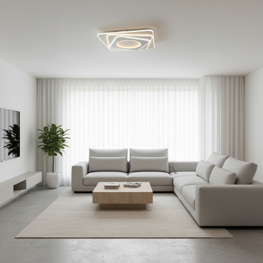 Brilagi - LED Stmívatelné stropní svítidlo MODERN LED/100W/230V 3000-6000K 48x48 cm + dálkové ovládání