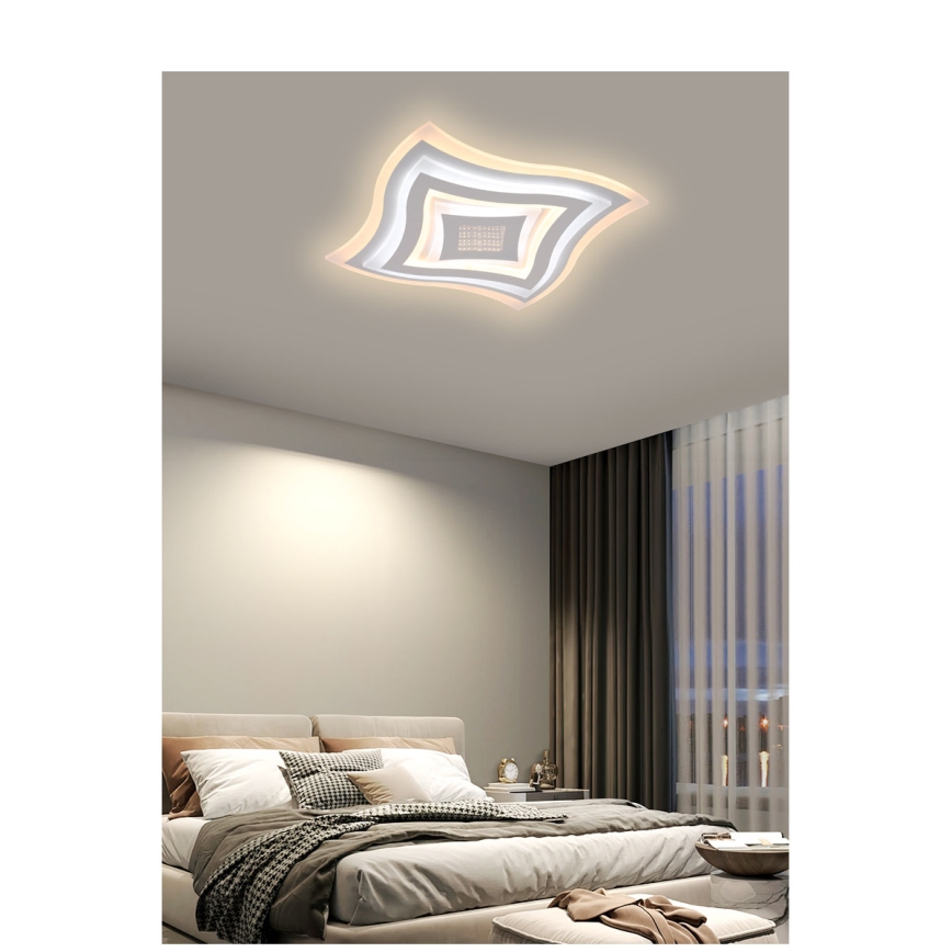 Brilagi - LED Stmívatelné stropní svítidlo MODERN LED/102W/230V 3000-6000K 50x50 cm + dálkové ovládání