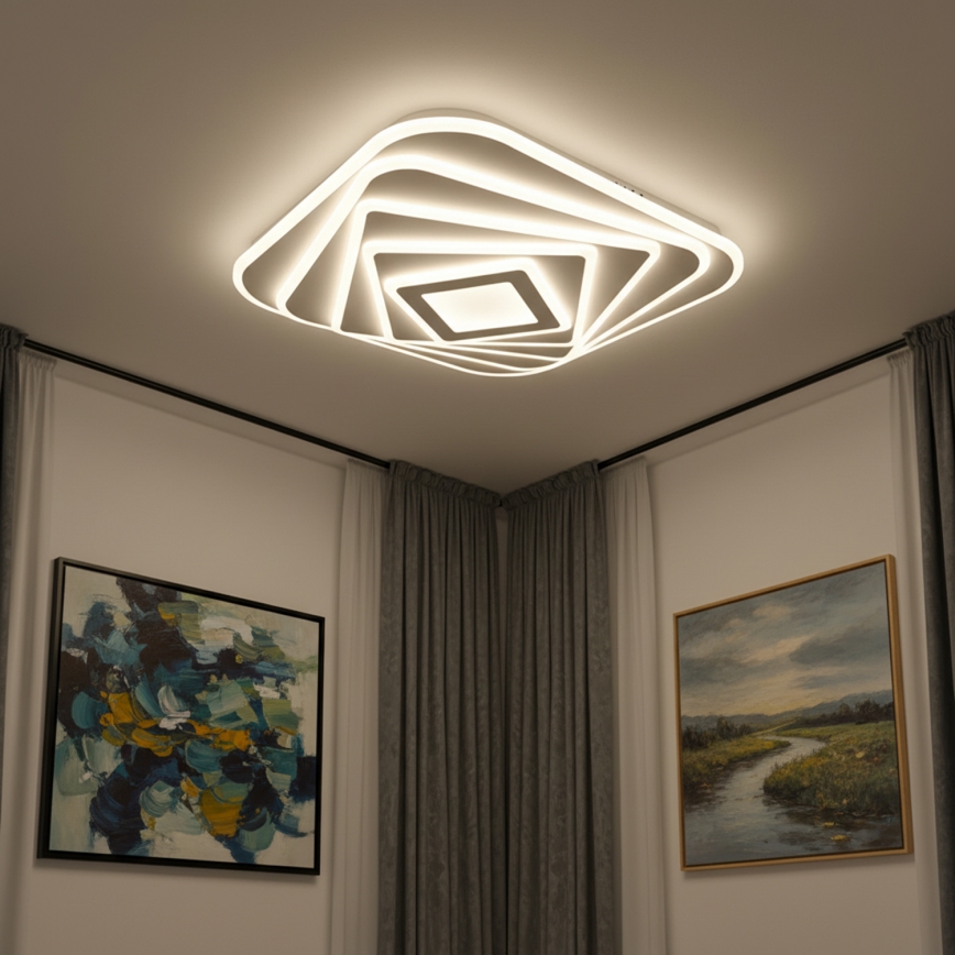 Brilagi - LED Stmívatelné stropní svítidlo MODERN LED/210W/230V 3000-6000K 55x55 cm + dálkové ovládání