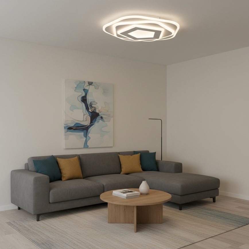 Brilagi - LED Stmívatelné stropní svítidlo MODERN LED/64W/230V 3000-6000K pr. 40 cm + dálkové ovládání