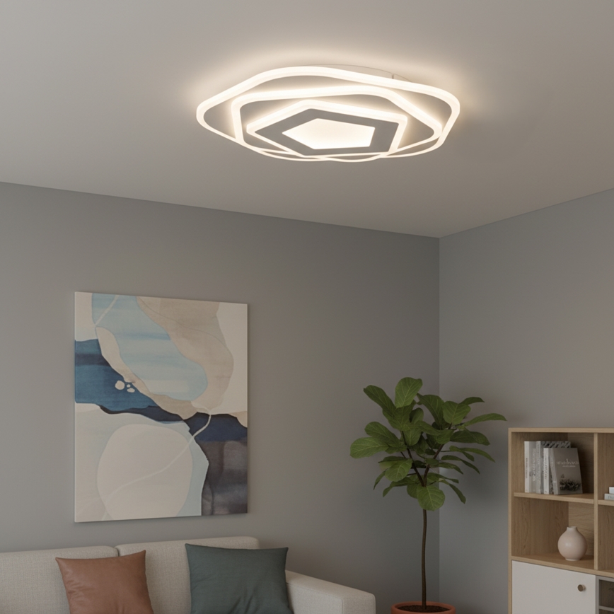 Brilagi - LED Stmívatelné stropní svítidlo MODERN LED/64W/230V 3000-6000K pr. 40 cm + dálkové ovládání
