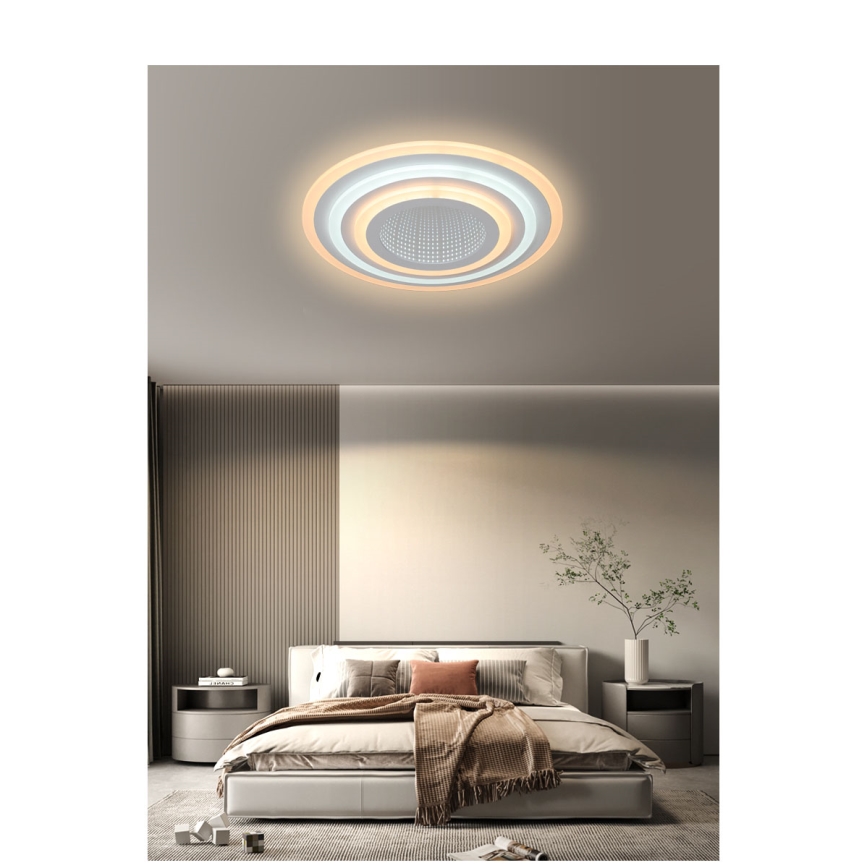 Brilagi - LED Stmívatelné stropní svítidlo MODERN LED/70W/230V 2700-6500K pr. 50 cm + dálkové ovládání