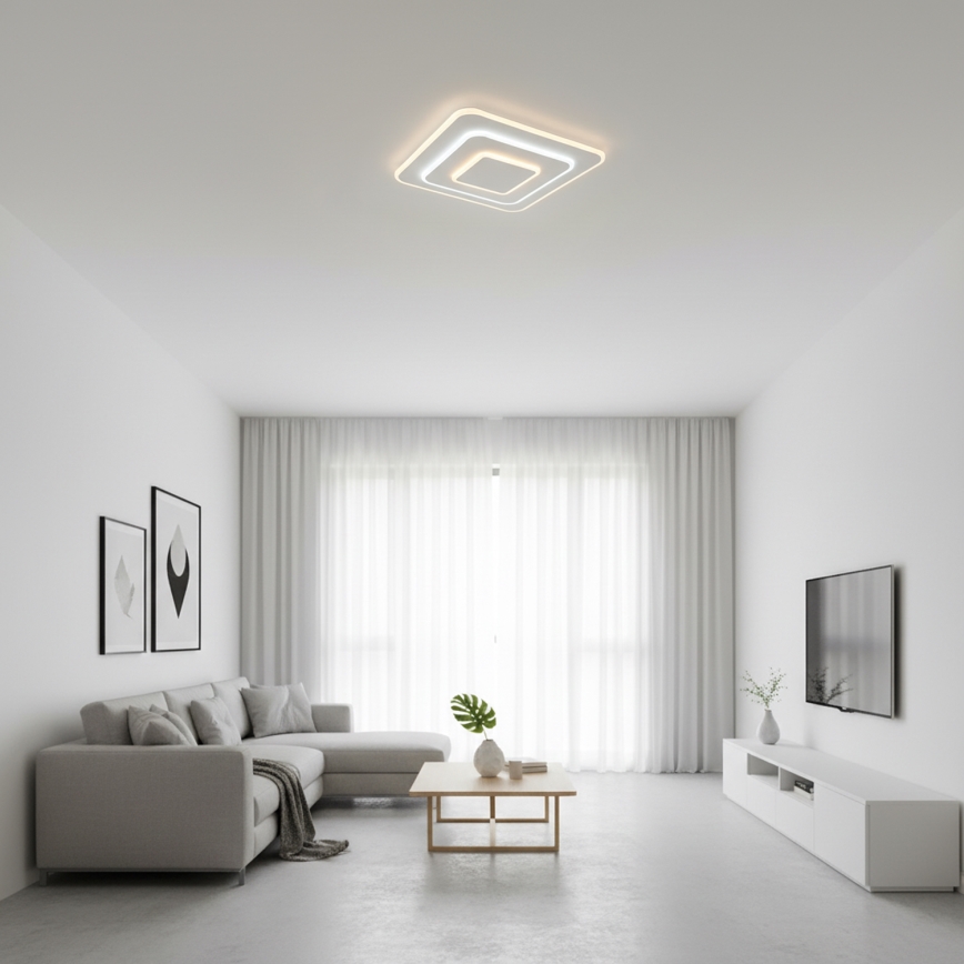 Brilagi - LED Stmívatelné stropní svítidlo MODERN LED/72W/230V 3000-6000K 46,6x46,6 cm + dálkové ovládání