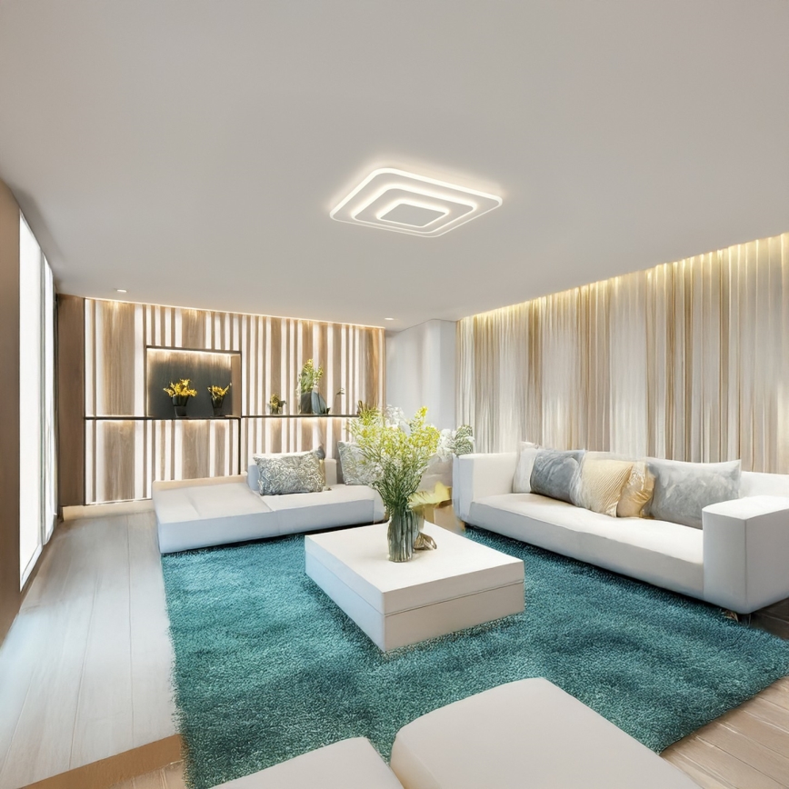 Brilagi - LED Stmívatelné stropní svítidlo MODERN LED/72W/230V 3000-6000K 46,6x46,6 cm + dálkové ovládání