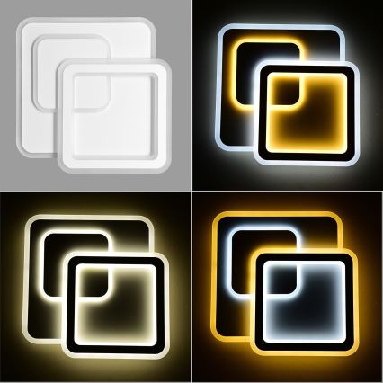 Brilagi - LED Stmívatelné stropní svítidlo MODERN LED/80W/230V 2700-6500K 52,5x52,5 cm + dálkové ovládání