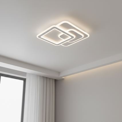 Brilagi - LED Stmívatelné stropní svítidlo MODERN LED/80W/230V 3000-6000K 52,5x52,5 cm + dálkové ovládání