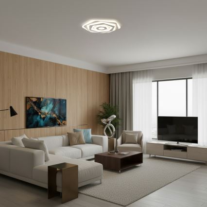 Brilagi - LED Stmívatelné stropní svítidlo MODERN LED/85W/230V 3000-6000K pr. 53 cm + dálkové ovládání