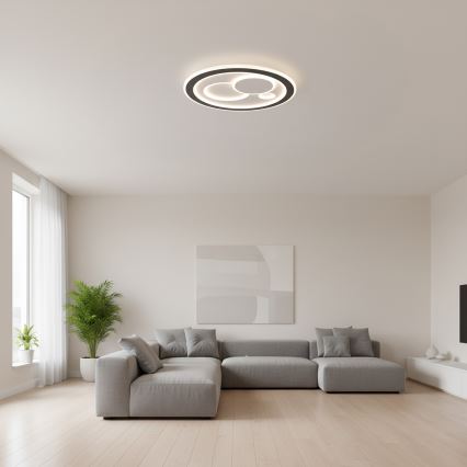 Brilagi - LED Stmívatelné stropní svítidlo MODERN LED/89W/230V 3000-6000K pr. 47 cm + dálkové ovládání