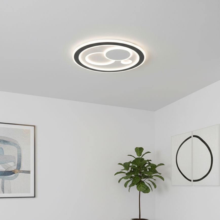 Brilagi - LED Stmívatelné stropní svítidlo MODERN LED/89W/230V 3000-6000K pr. 47 cm + dálkové ovládání
