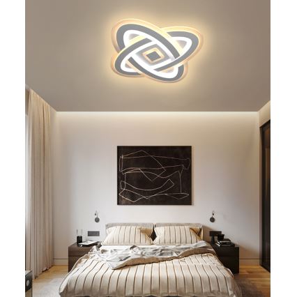 Brilagi - LED Stmívatelné stropní svítidlo MODERN LED/90W/230V 2700-6500K 48x48 cm+ dálkové ovládání