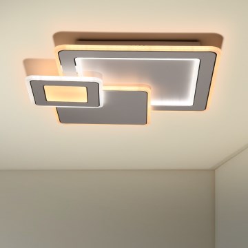 Brilagi - LED Stmívatelné stropní svítidlo MODERN LED/93W/230V 2700-6500K 48,5x48,5 cm + dálkové ovládání