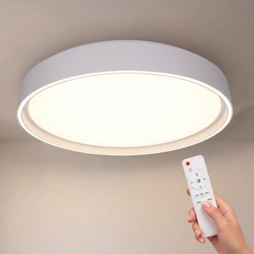 Brilagi - LED Stmívatelné stropní svítidlo NANCI LED/60W/230V 3000-6500K pr. 49 cm bílá + dálkové ovládání